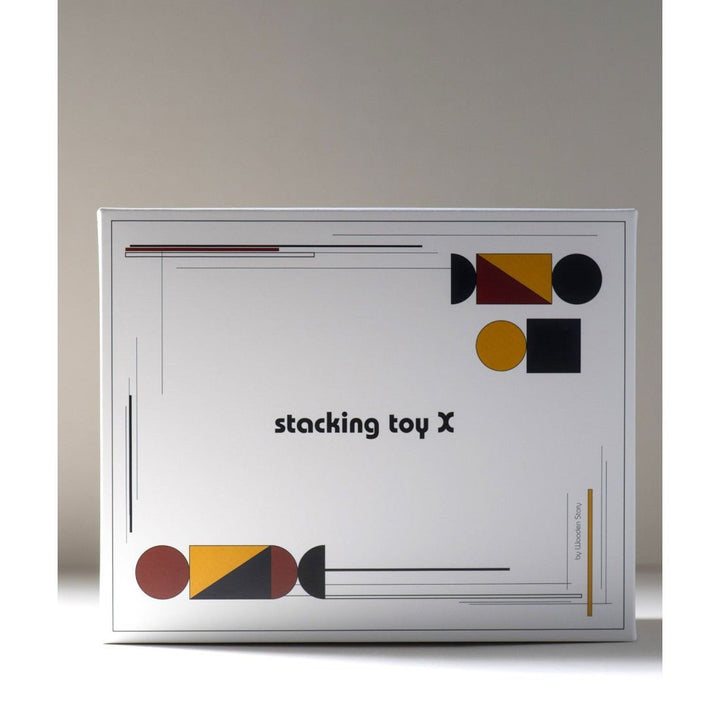Montessori Inspirerad Modern Stapel Leksak X - Rootly - Träleksaker