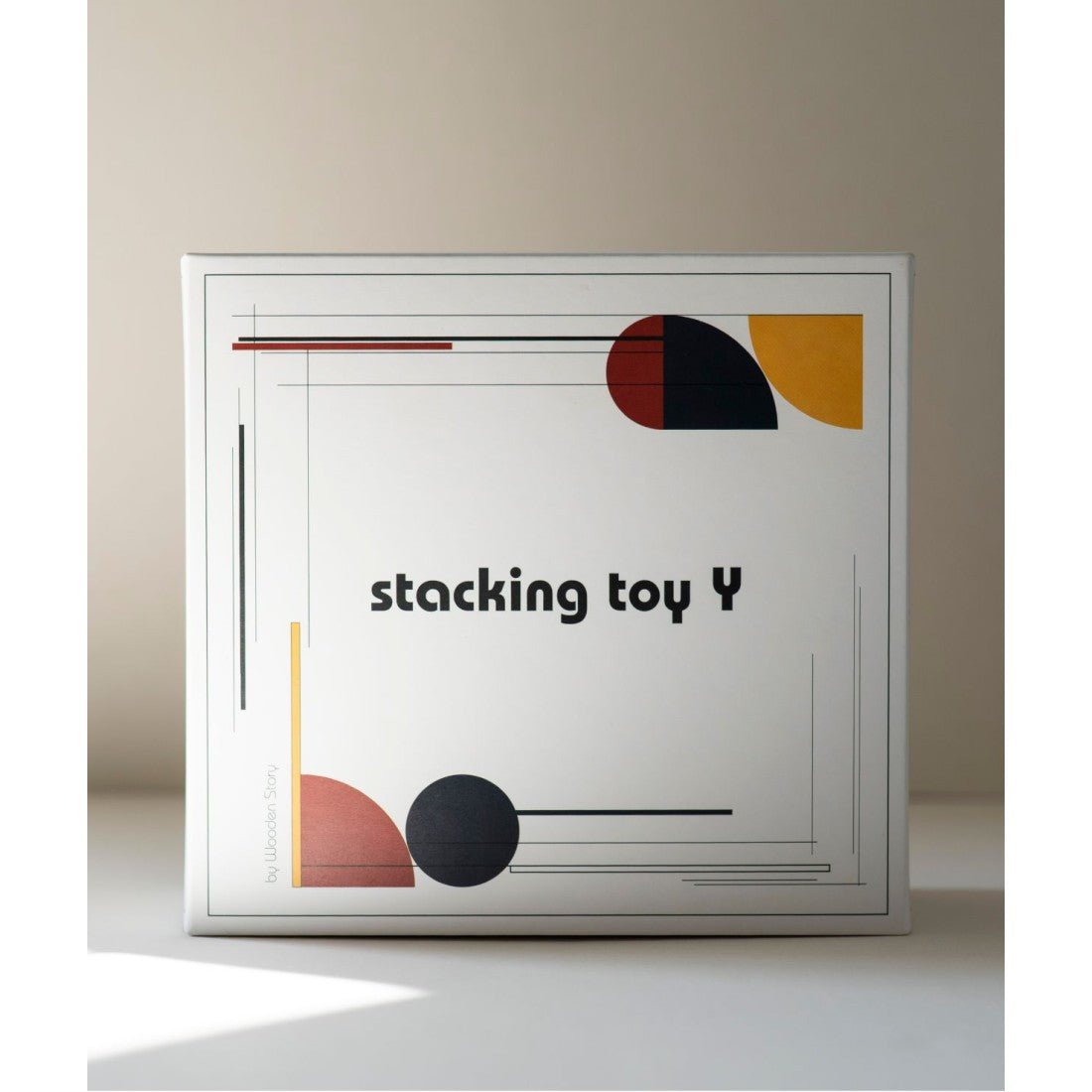 Montessori Inspirerad Modern Stapel Leksak Y - Rootly - Träleksaker