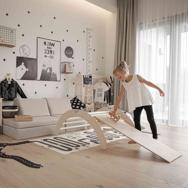 Montessori Klätterbåge Med Ramp - Rootly - Klätterställningar