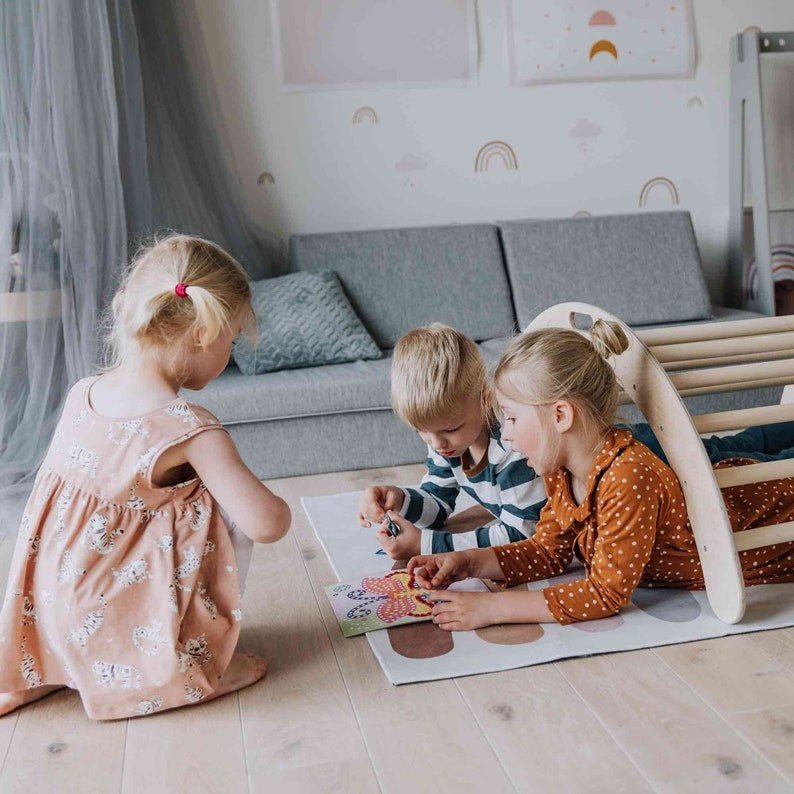 Montessori Klätterbåge Med Ramp - Rootly - Klätterställningar