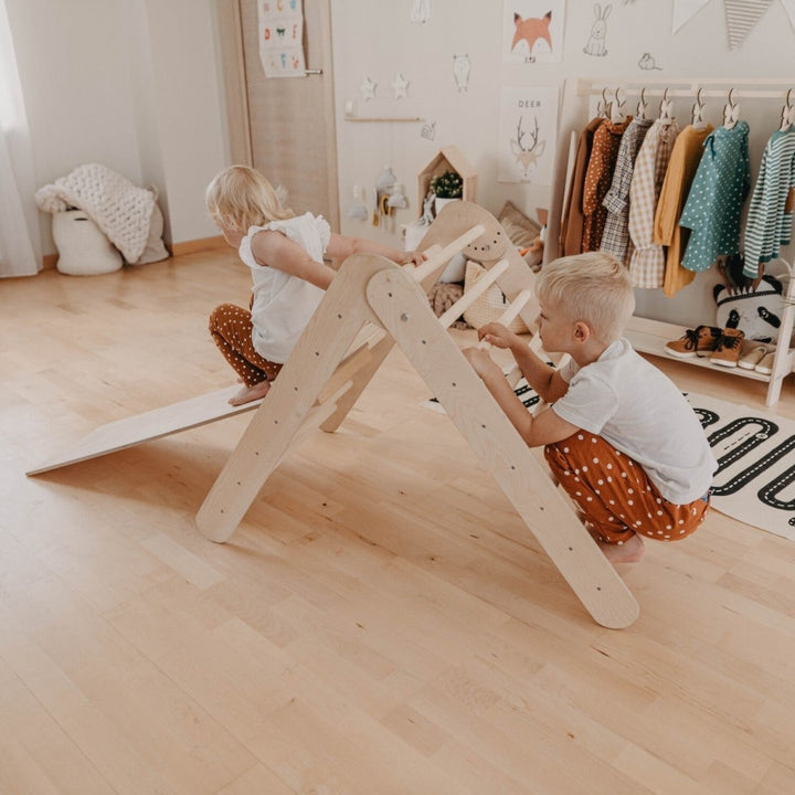 Montessori Klättertriangel Med Ramp - Rootly - 