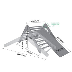 Montessori Klättertriangel Med Ramp - Rootly - 
