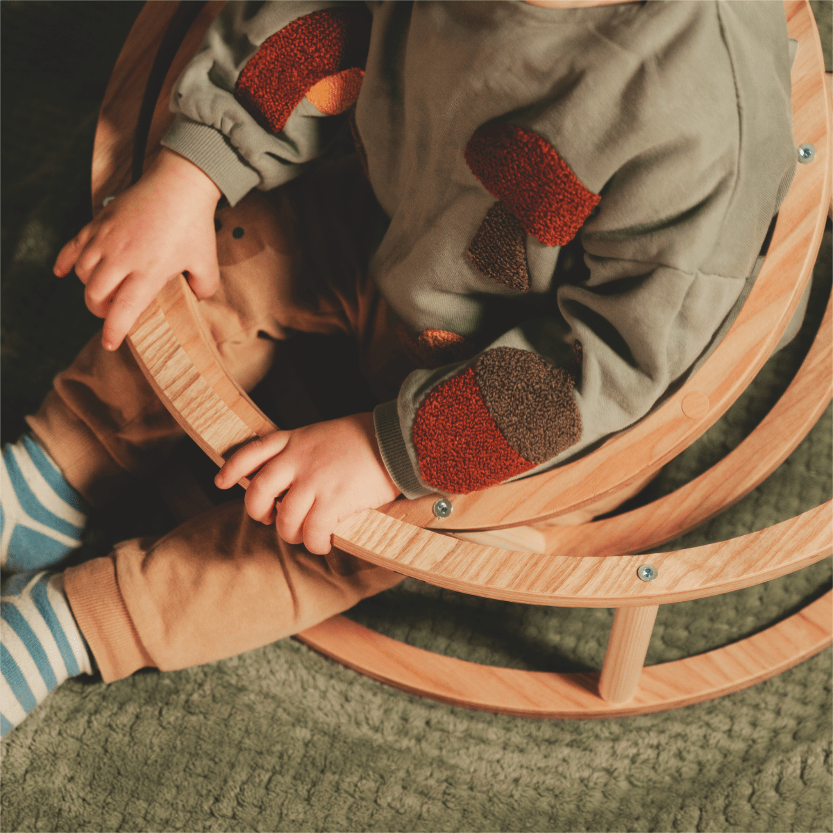 Montessori Leksaksringar - Rootly - Träleksaker