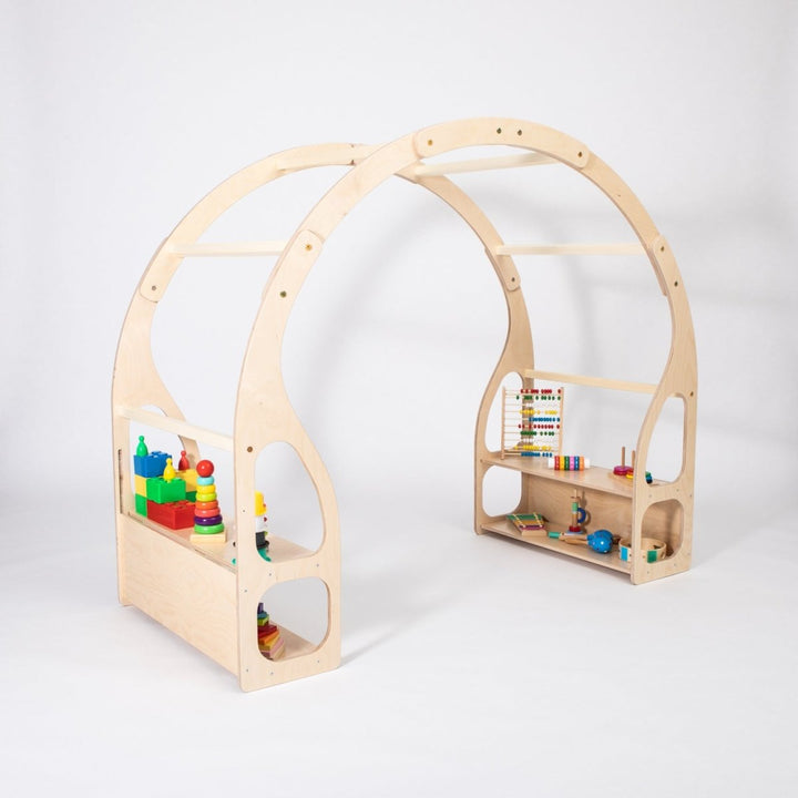 Montessori Lekställning/Leksakshylla För Barn - Rootly - Montessori möbler
