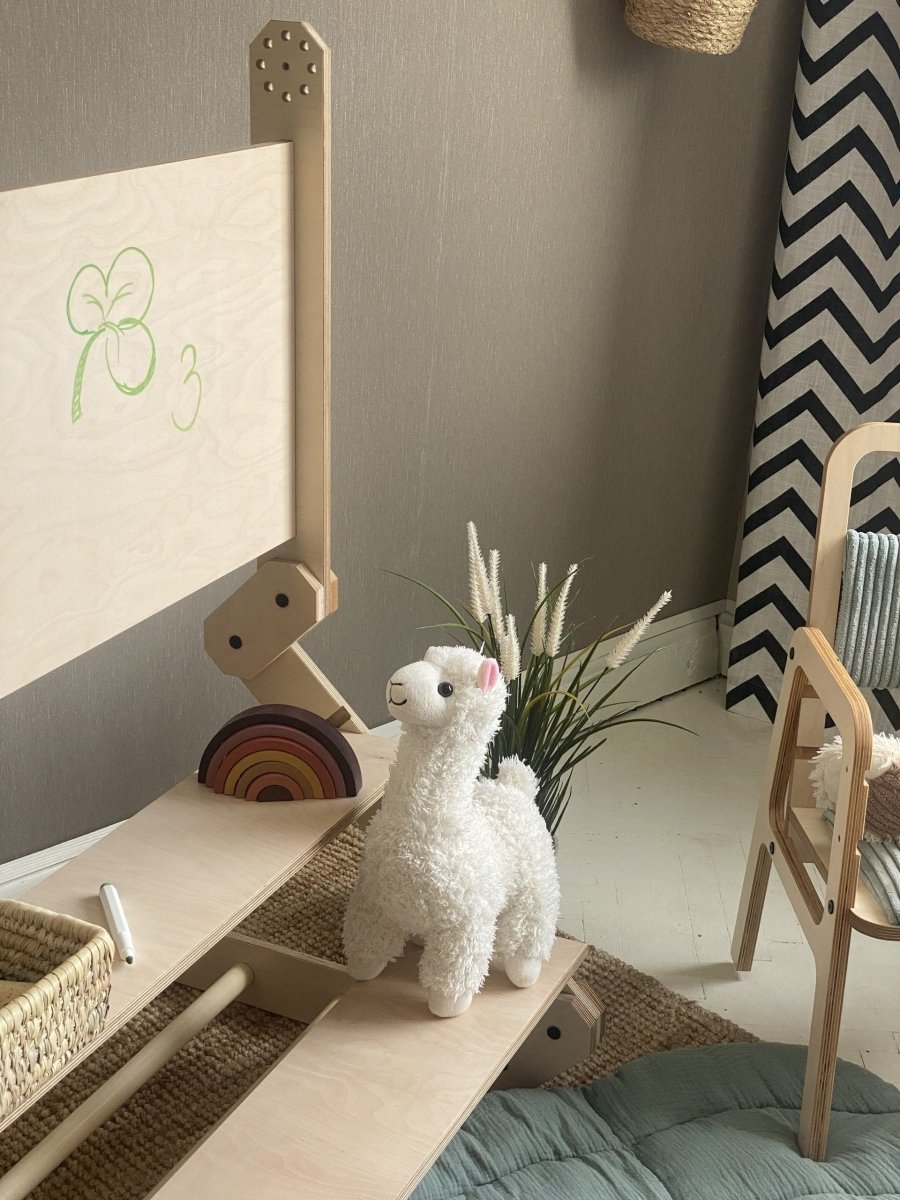 Multifunktionell klätterställning/bord/ritbräda för barn - Rootly - Montessori möbler