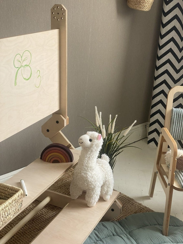 Multifunktionell klätterställning/bord/ritbräda för barn - Rootly - Montessori möbler