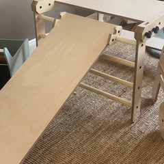 Multifunktionell klätterställning/bord/ritbräda för barn - Rootly - Montessori möbler