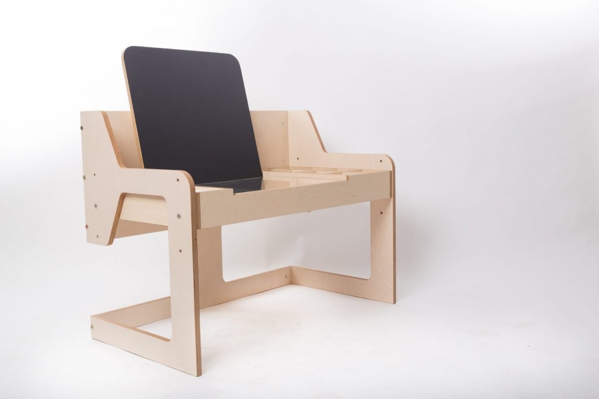 Multisensoriskt och kreativt bord för barn i Montessori stil - Rootly - Montessori möbler