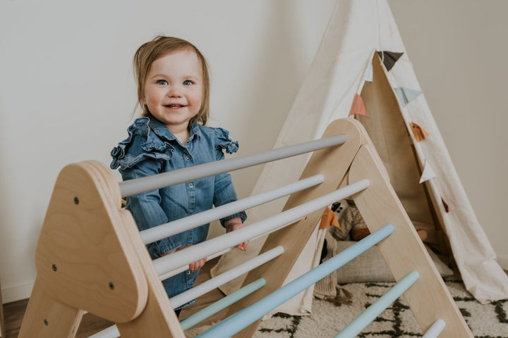 Pikler Triangel - Pastelfärgad klättertriangel - Rootly - Pikler Trianglar