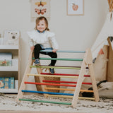 Pikler Triangel regnbåge – leg&go, 6 mån–5 år
