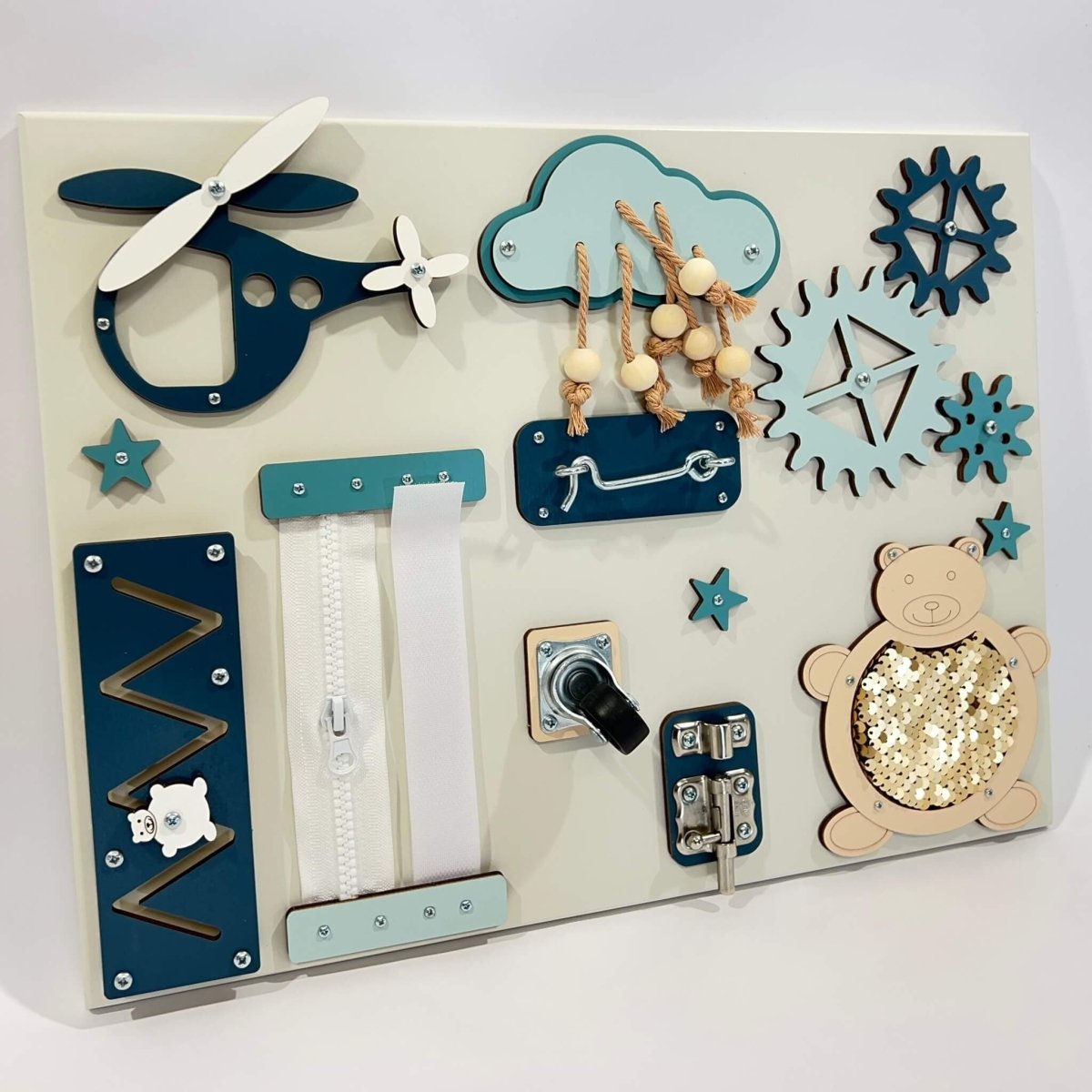 Portabel aktivitetstavla för bebis (30×40 cm) - Rootly - Bebis