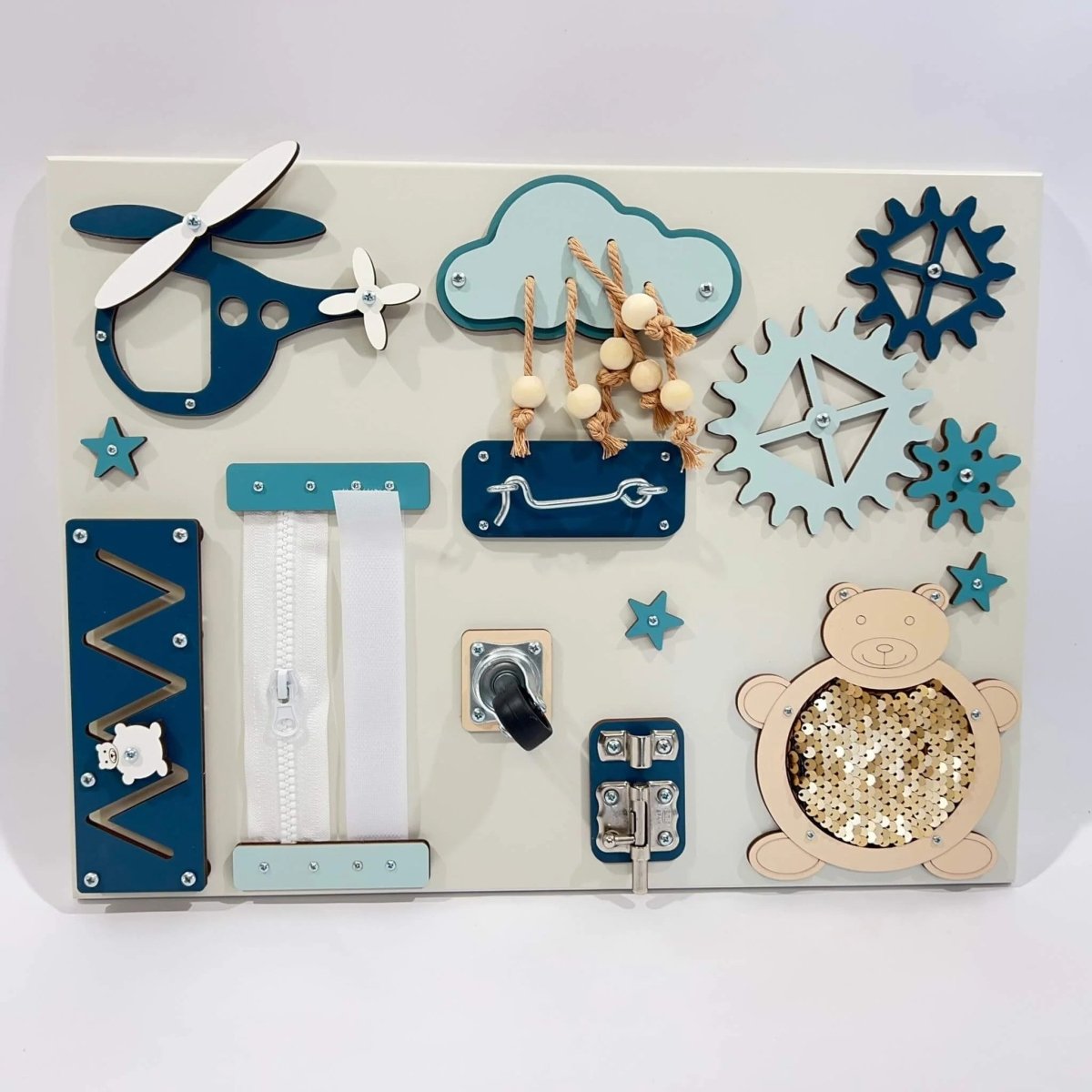 Portabel aktivitetstavla för bebis (30×40 cm) - Rootly - Bebis