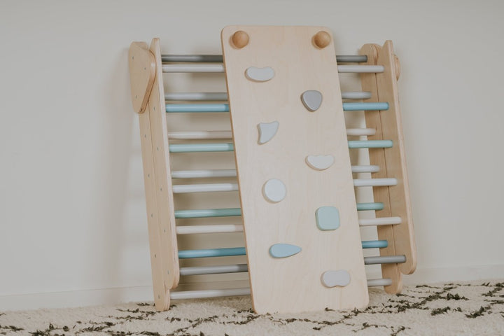 Ramp och rutchkana till leg&go Pikler Triangel och Ribbstol - Pastel - Rootly - Pikler Trianglar