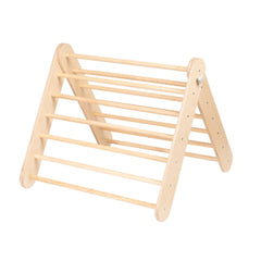 Ribbstol och Pikler Triangel i Naturlig Träfärg - Rootly - Pikler Trianglar