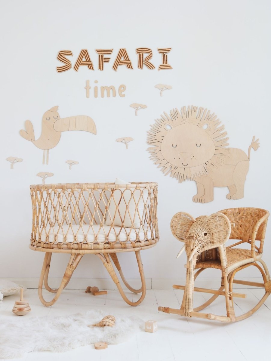 Safari Tukan – Väggdekoration i Trä - Rootly - 