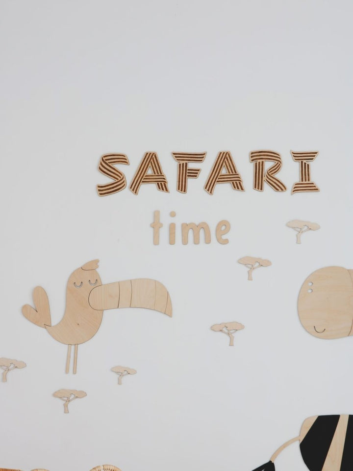 Safari Tukan – Väggdekoration i Trä - Rootly - 