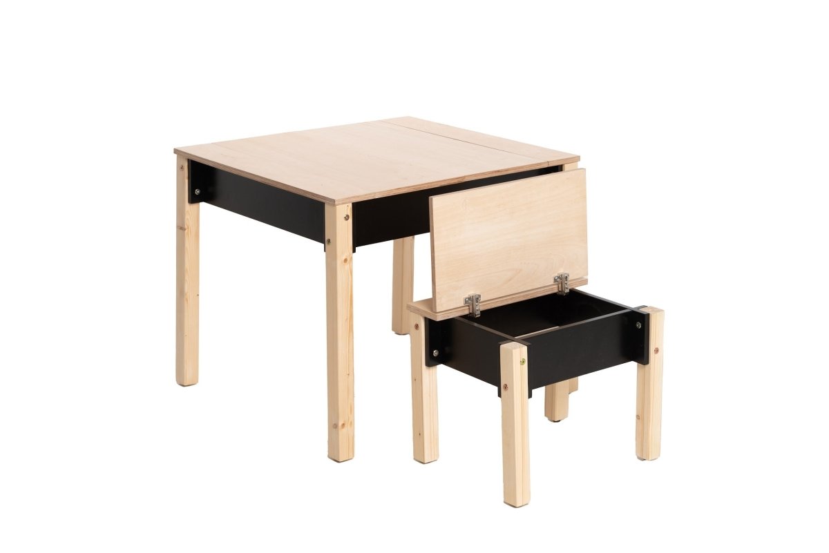 Smart platsbesparande bord och stol set - Rootly - 