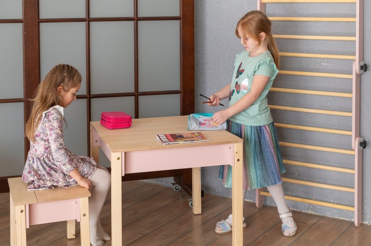 Smart platsbesparande bord och stol set - Rootly - 