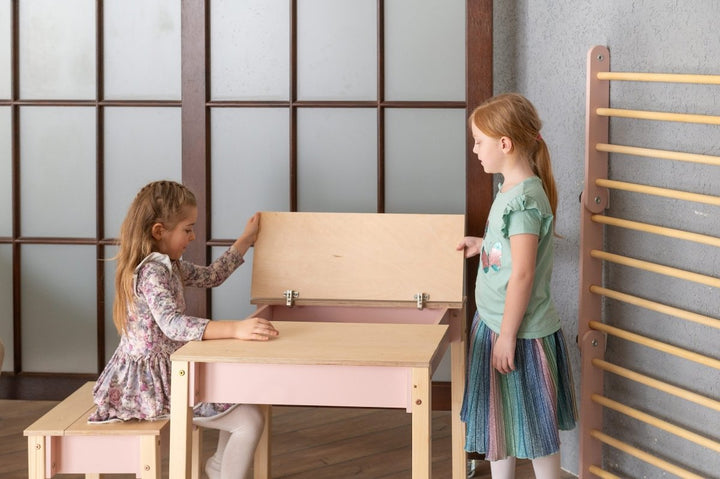 Smart platsbesparande bord och stol set - Rootly - 