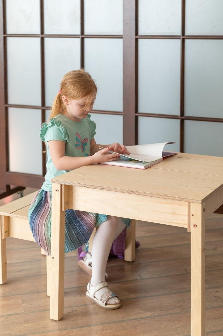 Smart platsbesparande bord och stol set - Rootly - 