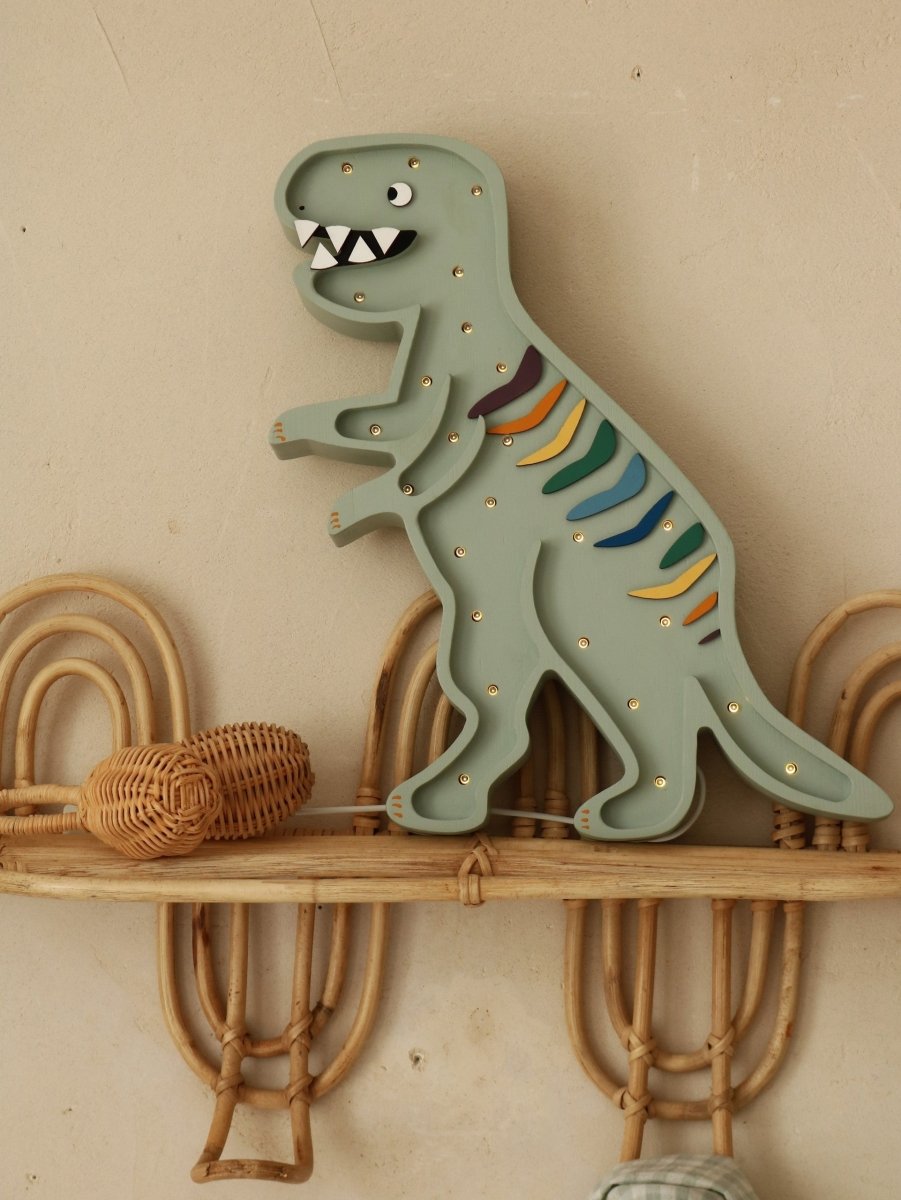 T - Rex Nattlamp i trä - Rootly - LAMPOR