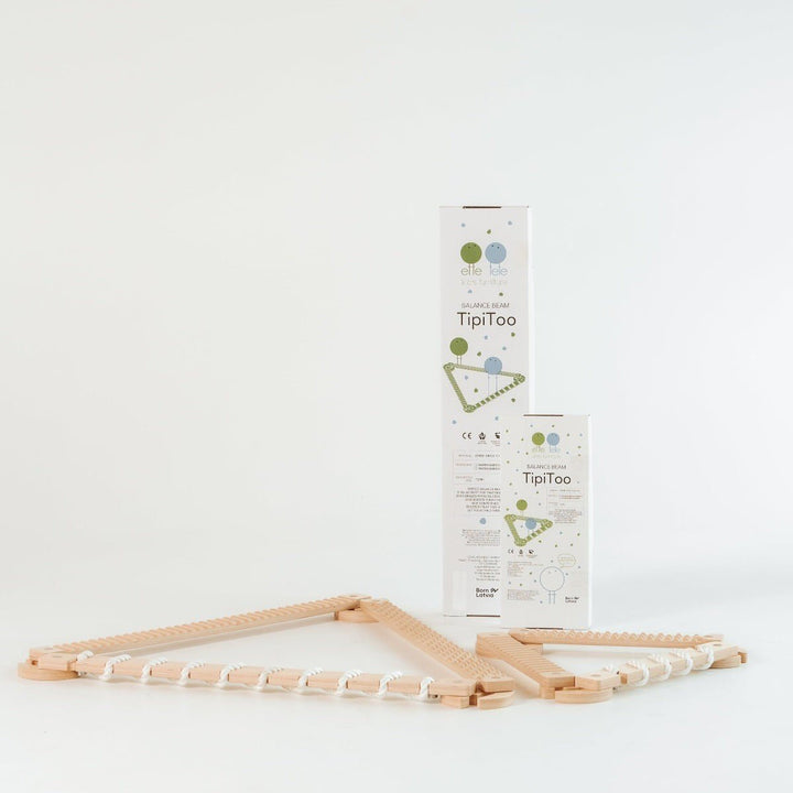 TipiToo® Små balansbrädor – 3 - delars set med vittrep - Rootly - 