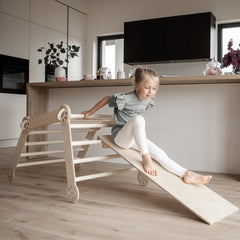 Transformerbar Montessori Klätterbåge Med Ramp - Rootly - Montessori leksaker