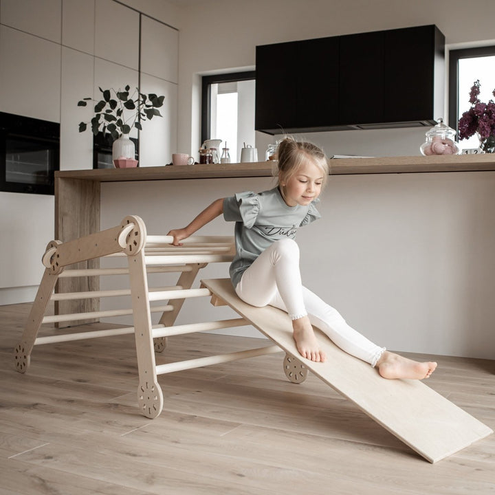 Transformerbar Montessori Klätterbåge Med Ramp - Rootly - Montessori leksaker