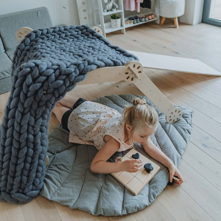 Transformerbar Montessori Klätterbåge Med Ramp - Rootly - Montessori leksaker