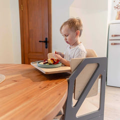 Transformerbart kökstorn - Barnstol och stol/bord kombo - Rootly - Stegpallar