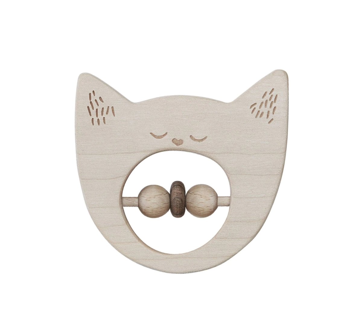 Kattbitring i trä - Naturlig och giftfri - Rootly-Bebis