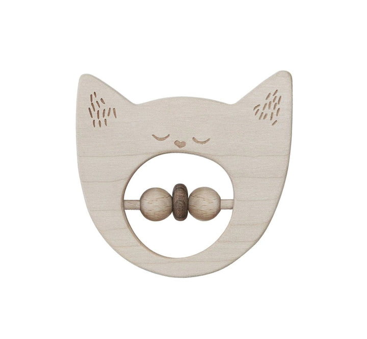 Kattbitring i trä - Naturlig och giftfri - Rootly-Bebis