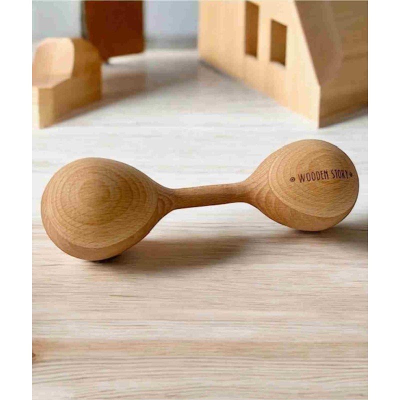 Träskallra Lark - Wooden Story, FSC-certifierad babyleksak - Rootly-Bebis