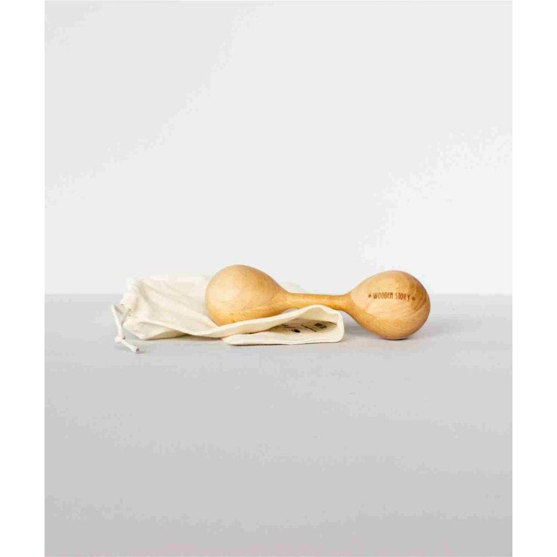 Träskallra Lark - Wooden Story, FSC-certifierad babyleksak - Rootly-Bebis